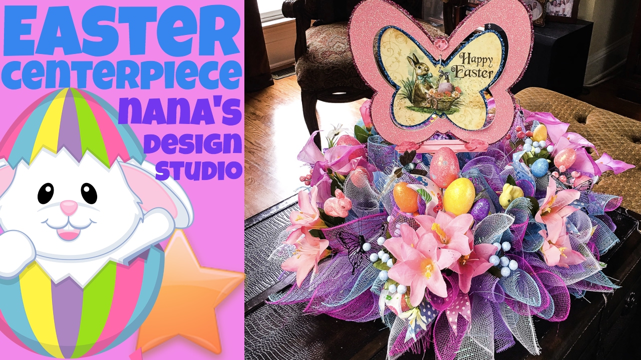 🙅💝🌸Dollar Tree Easter Centerpiece Wreath: Do-It-Yourself & Save!!