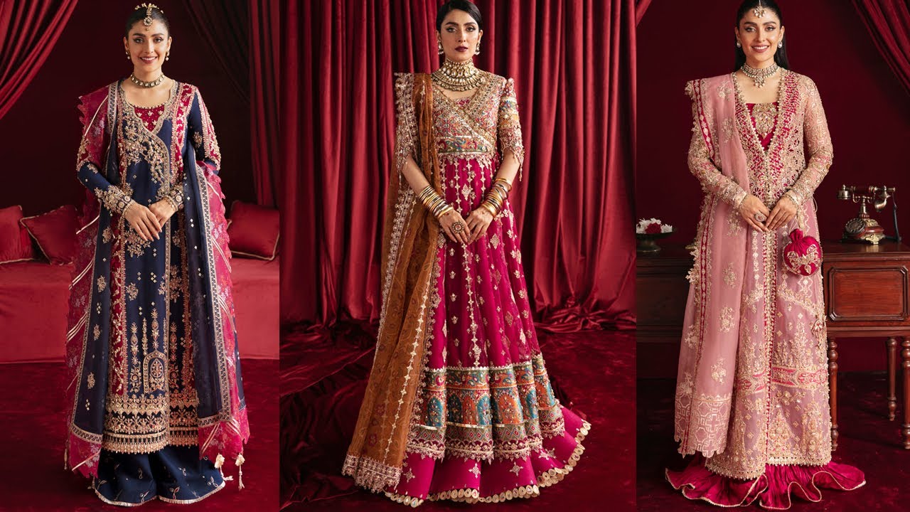 Qalamkar wedding Collection 2023/Leela /Meharbano /Arishsha