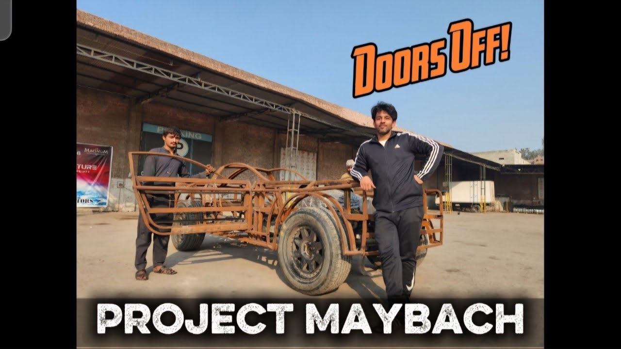 Floors in. Doors out. Project Maybach. #automobile #car #carmodification #diy #mercedes #pakistan