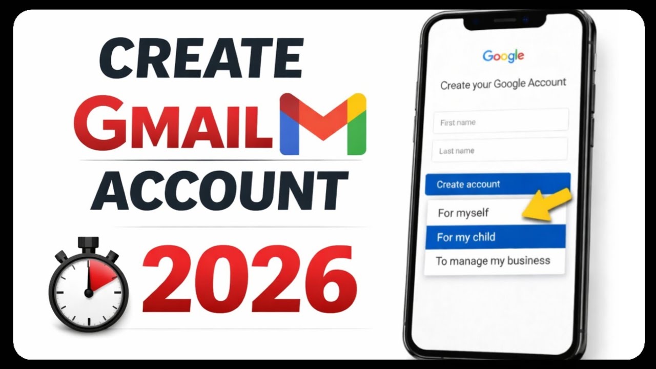 How to Create a Gmail Account in 2026 (Step-by-Step for Beginners)