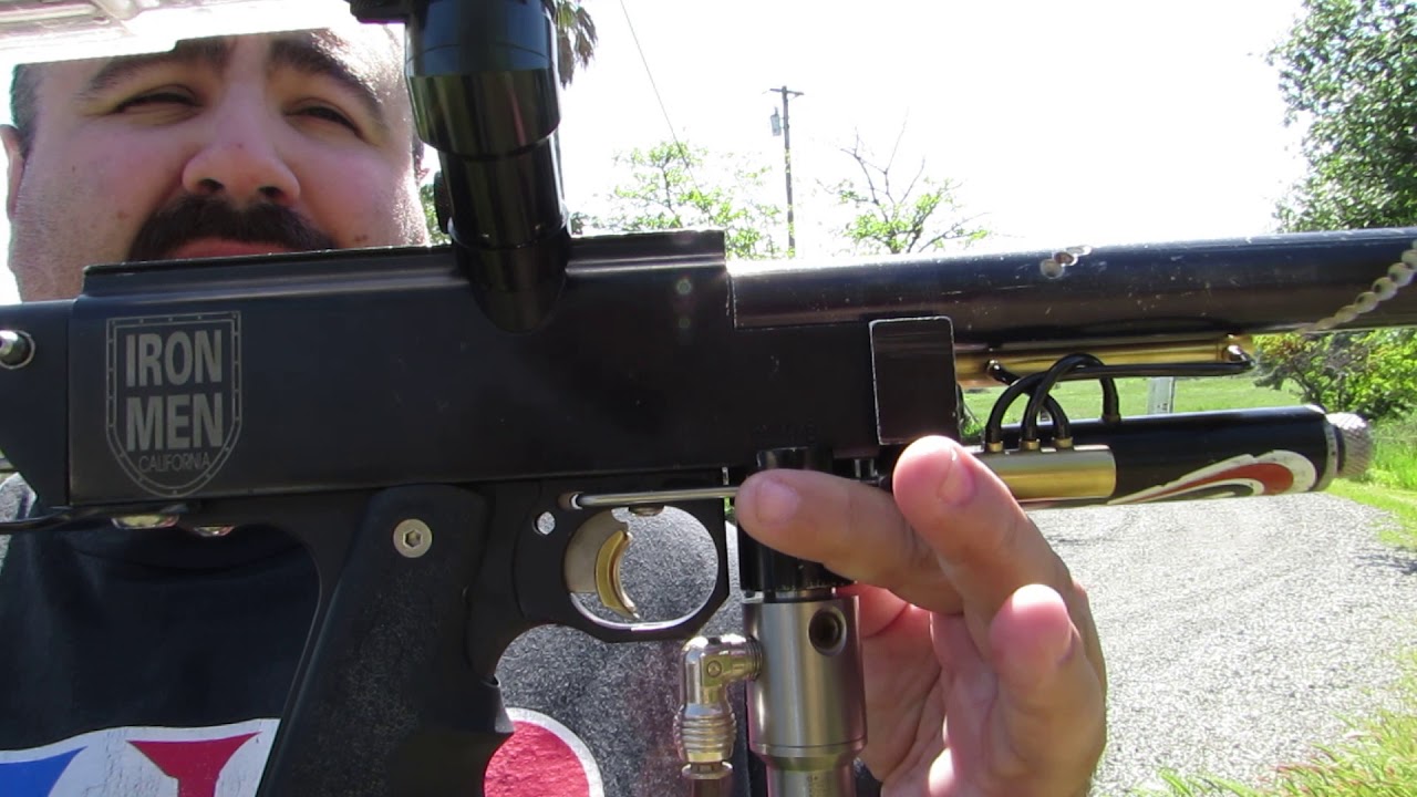 Shane Pestana's Original Ironmen Autococker - Rebuilt and Restored by Paintball Tek