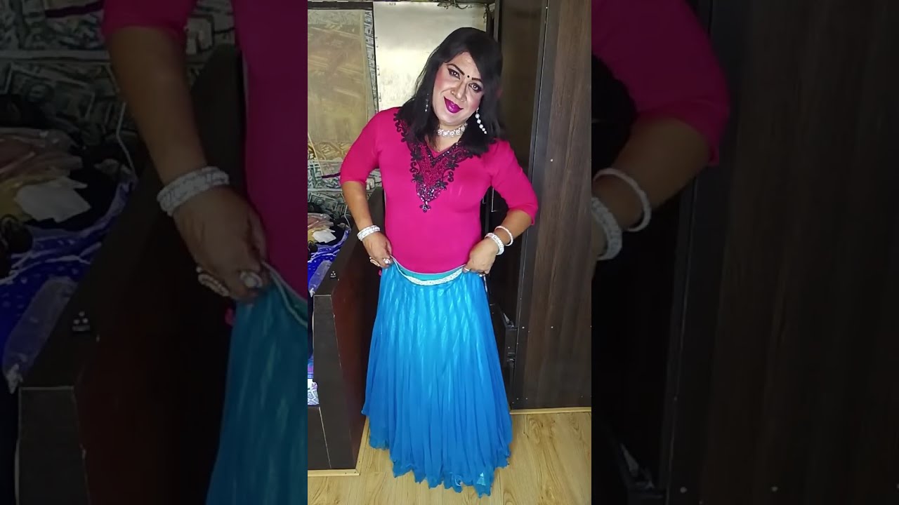 cross dresser PRIYA in multiple dress..