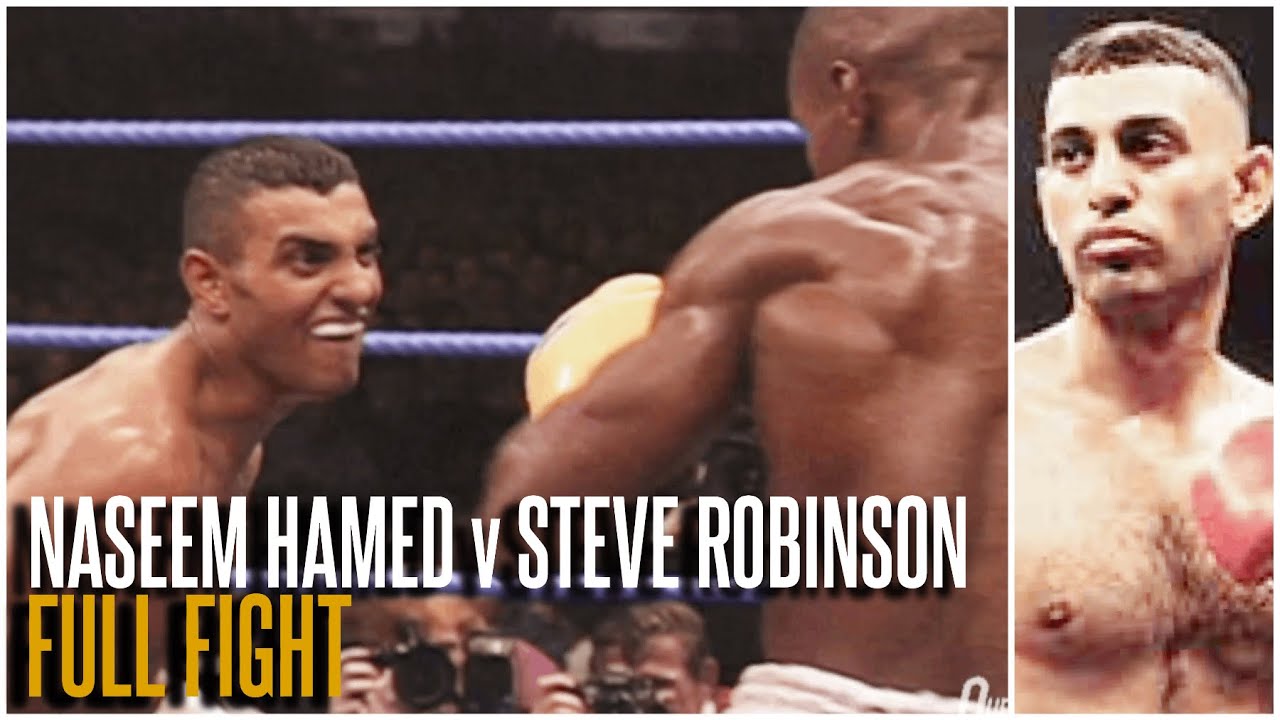 PRINCE NASEEM HAMED v STEVE ROBINSON (FULL FIGHT) | FIRST WORLD TITLE SHOT | THE QUEENSBERRY VAULT