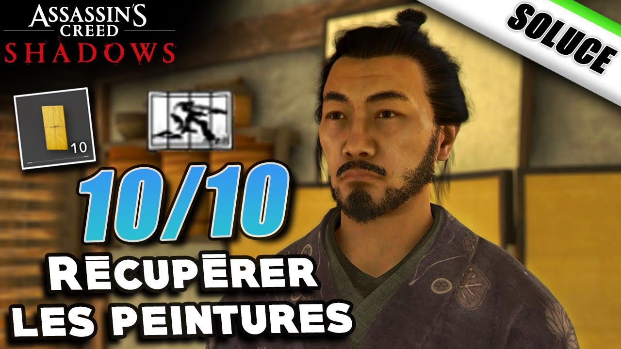 Le collectionneur d'art | Récupérer les peinture [Emplacement | Solution] - Assassin's Creed Shadows