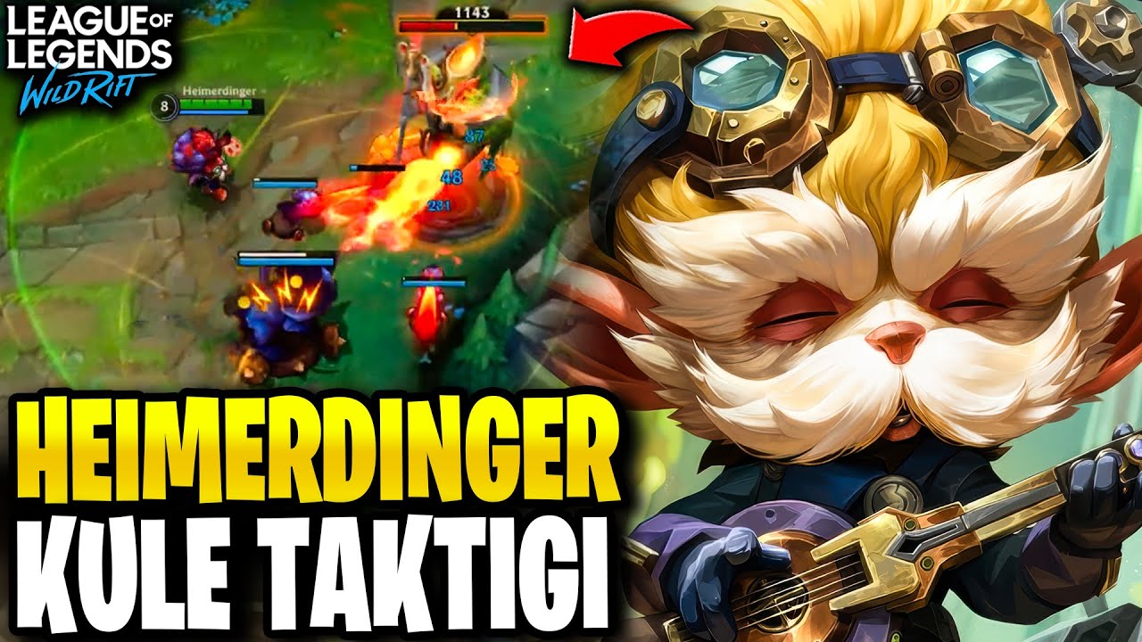 Heimerdinger İle Erken Kule Alıp Kasma Taktiği EFSANE! | Creed WR
