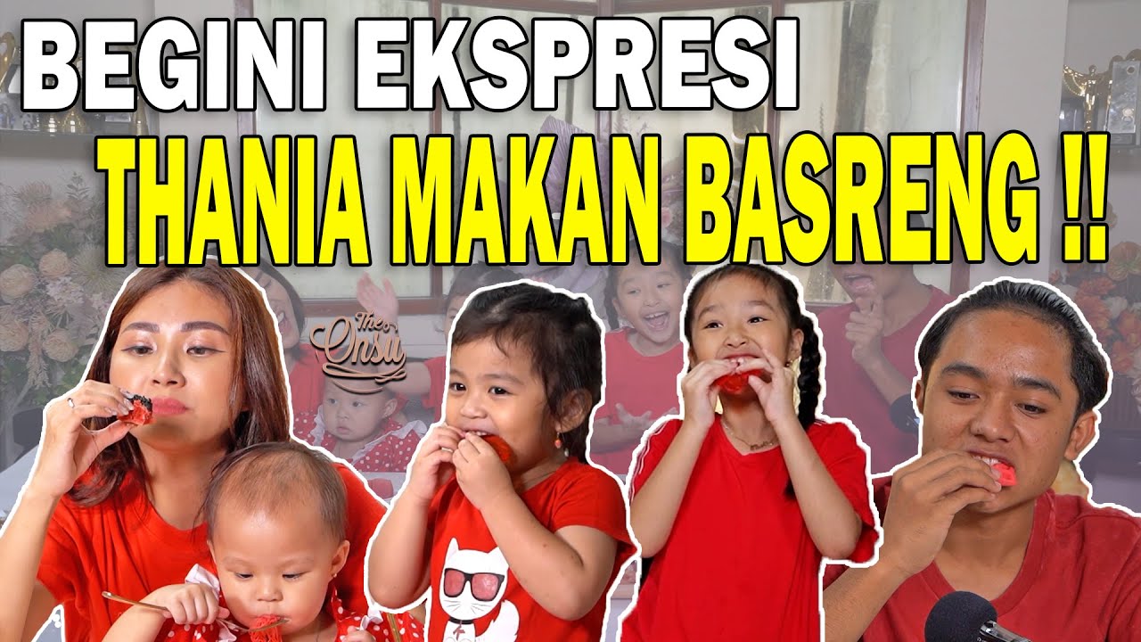 SNACK TIME MERAH‼️ THANIA MAKAN BASRENG PEDAS‼️ | THE ONSU FAMILY