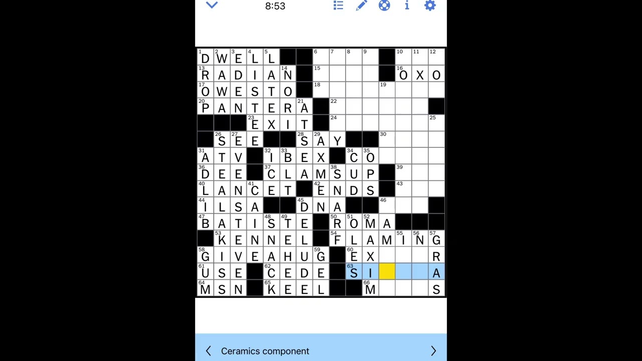 NYT Crossword Thursday February 12, 2026