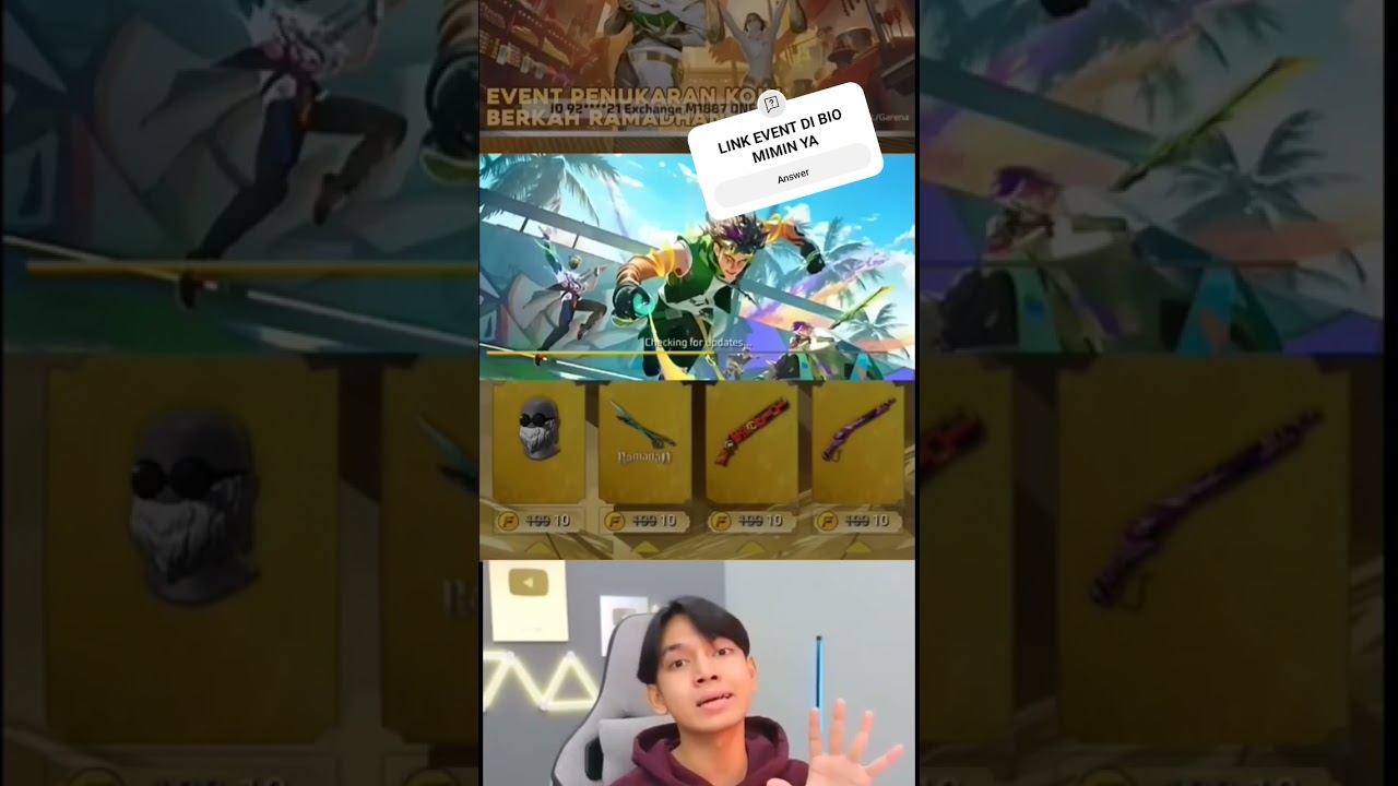KLAIM SG 2 GRATIS DI EVENT GARENA X BG ANDRA #evenfreefire #sg2terbaru #garenafreefire #eventgratis