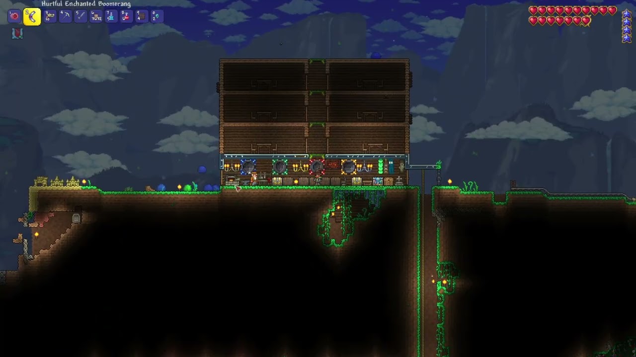 terraria bölüm 4 bossları tokatlamaya başladık.