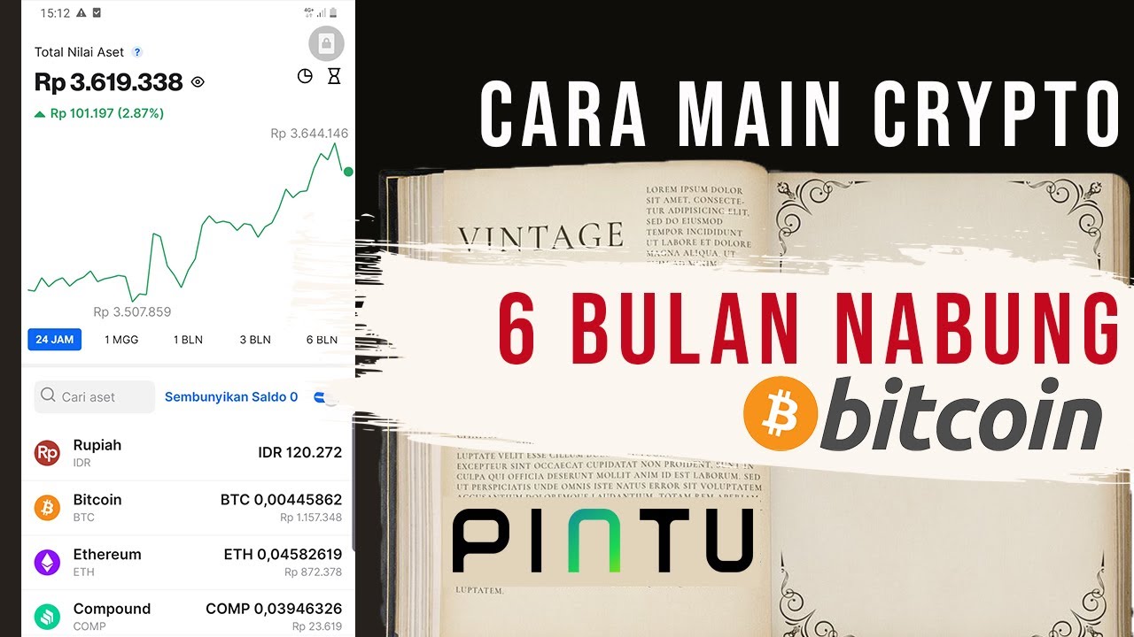 Cara Main CRYPTO MODAL KECIL di Aplikasi PINTU | RP 50 RIBU !!