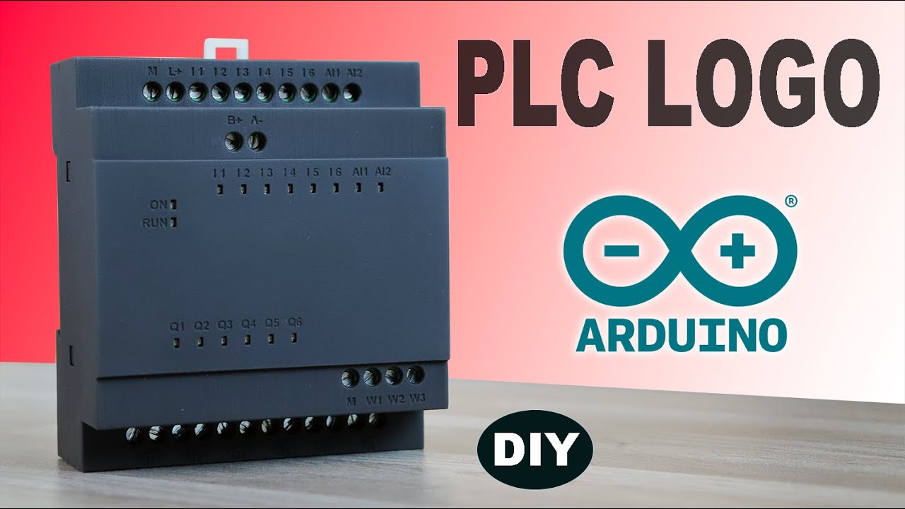 PLC LOGO con ARDUINO  (demo) , ENTRADAS dig, SALIDAS relay y PWM