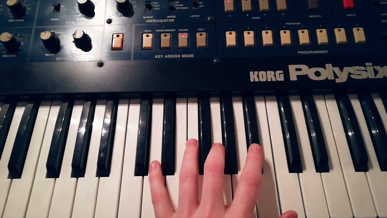 Korg Polysix - Short Demo (From Alex Ball's Korg Documentary)