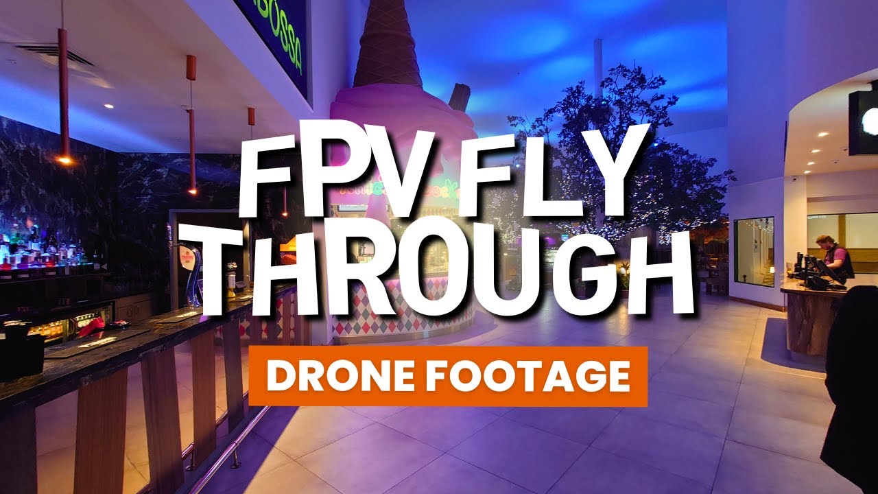 FPV Fly Through in The Flower Bowl Entertainment Complex Garstang.