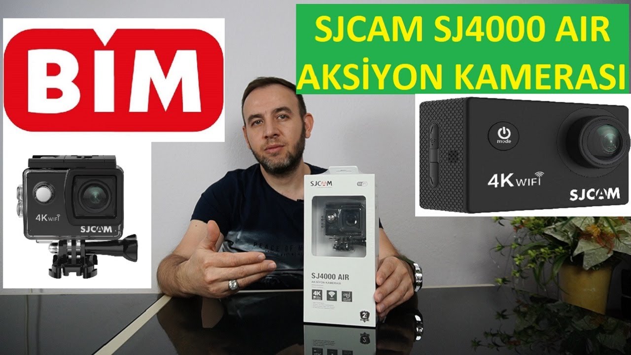 BİMDE || SJCAM SJ4000 AIR WİFİ 4K || AKSİYON KAMERASI KUTU AÇILIMI