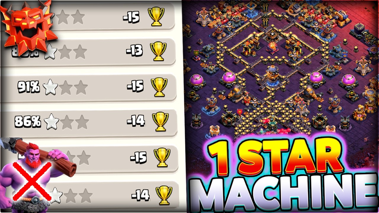 TOXIC TH18 Base Got Me Many 1 STAR Against ALL Meta Armies ⭐ Best TH18 Anti-Everything Base