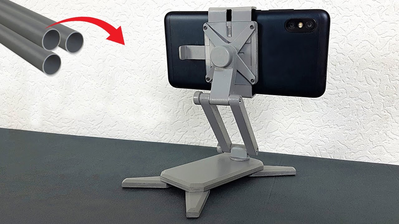 How to Make a Mobile Stand using PVC pipe | creative idea with PVC pipe