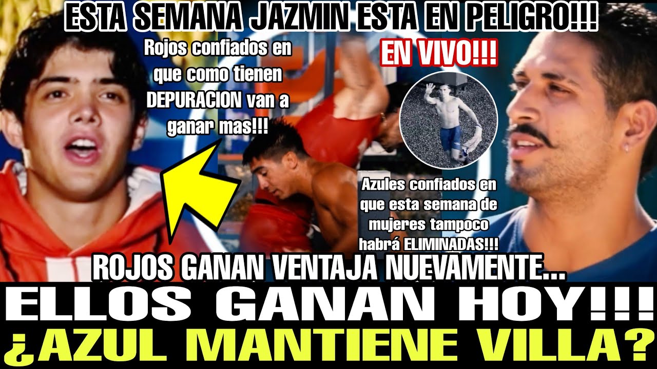 😱 ELLOS GANAN TODO HOY!!! ¿AZUL MANTIENE VILLA? ROJO SACA VENTAJA AVANCE 96 EXATLÓN MÉXICO 2025