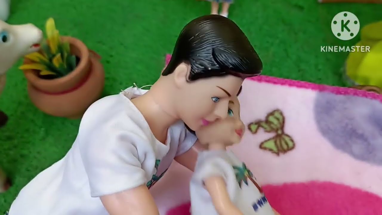 सीता गीता कि कहानी पार्ट_134/ बार्बी मॉर्निंग रूटीन/ gudda gudiya ki kahani/ doll story