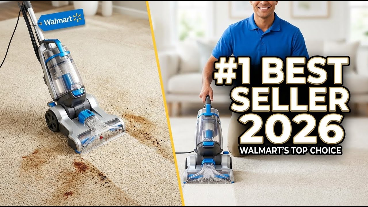 Walmart's #1 Best Selling Carpet Cleaner 2026 | Hoover PowerScrub XL