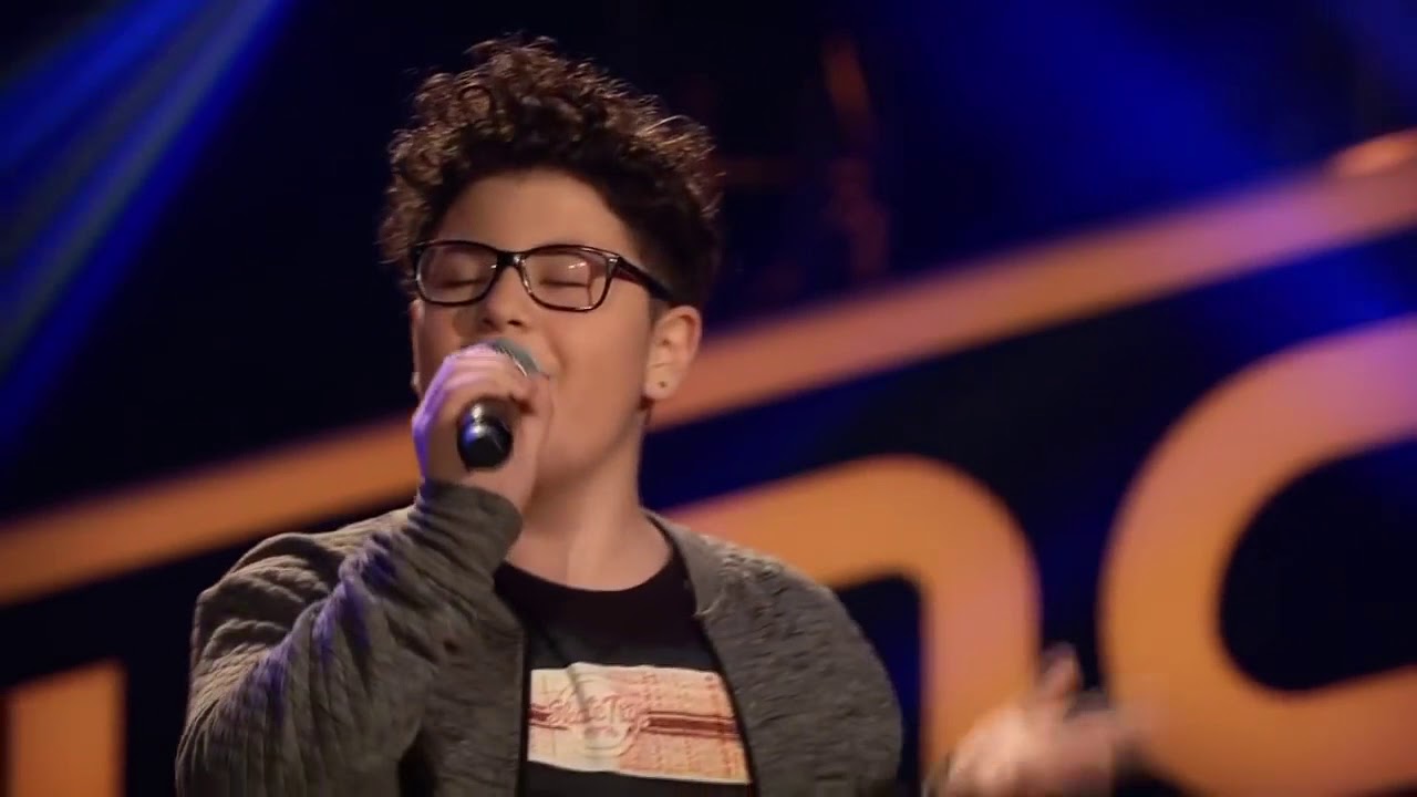 WOW!!! Listen to Flavio singing Adele's SKYFALL - THE VOICE KIDS Germany 2018