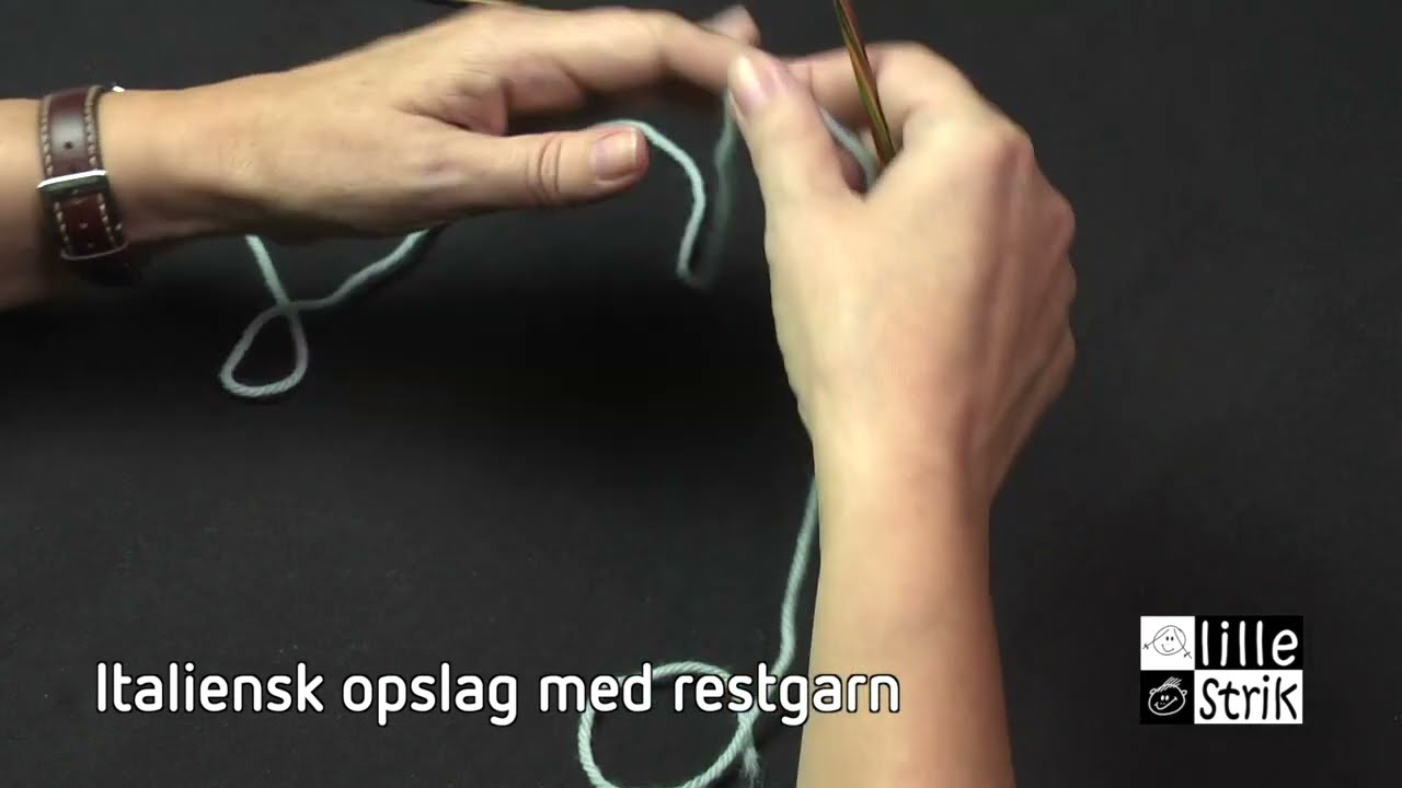 Italiensk opslag med restgarn