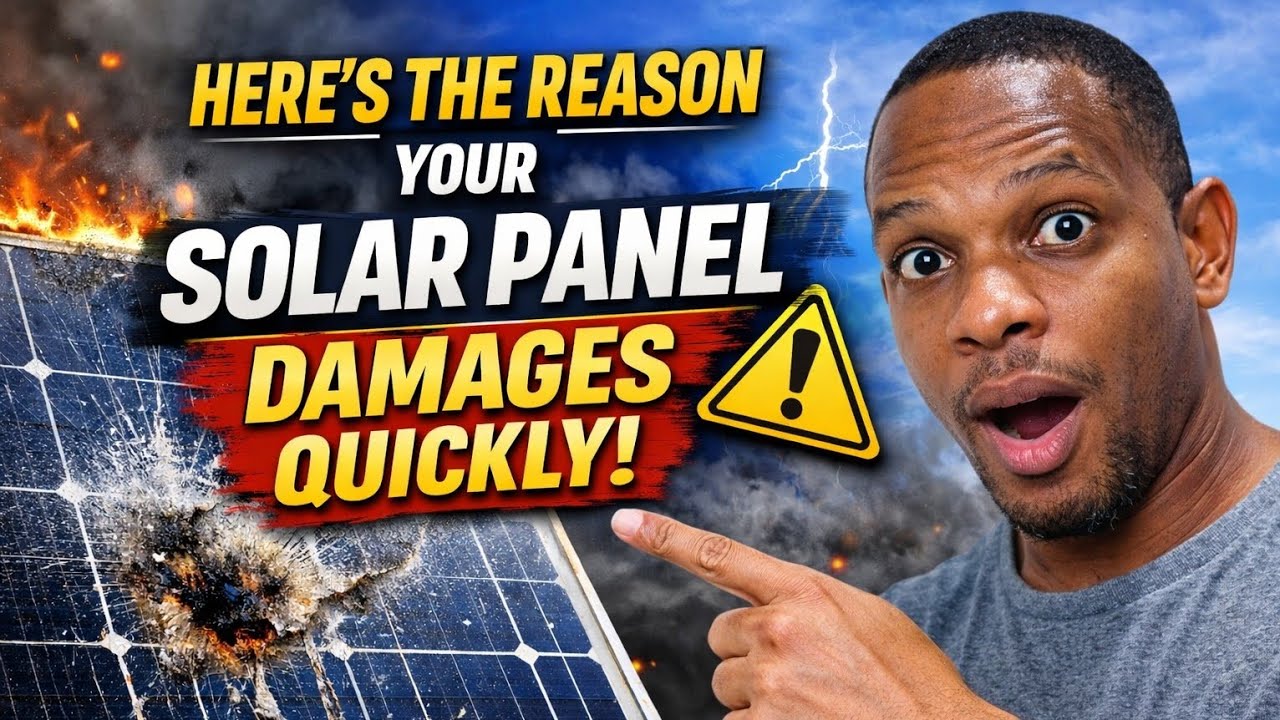Here’s the Reason Your Solar Panel Gets Damaged Quickly ⚠️