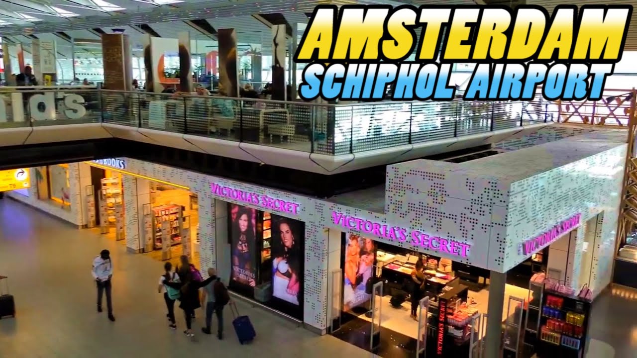 AMSTERDAM AIRPORT SCHIPHOL - Departure Terminal (4k)