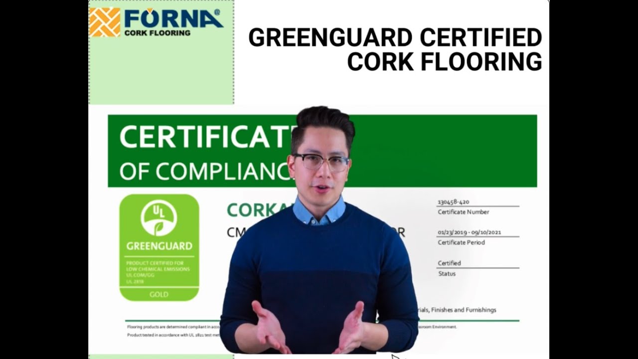 GreenGuard Gold Certified cork flooring