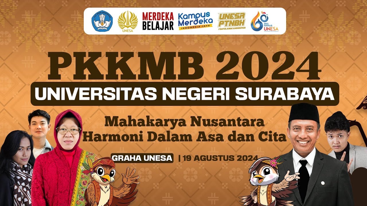 Pembukaan PKKMB 2024 Universitas Negeri Surabaya