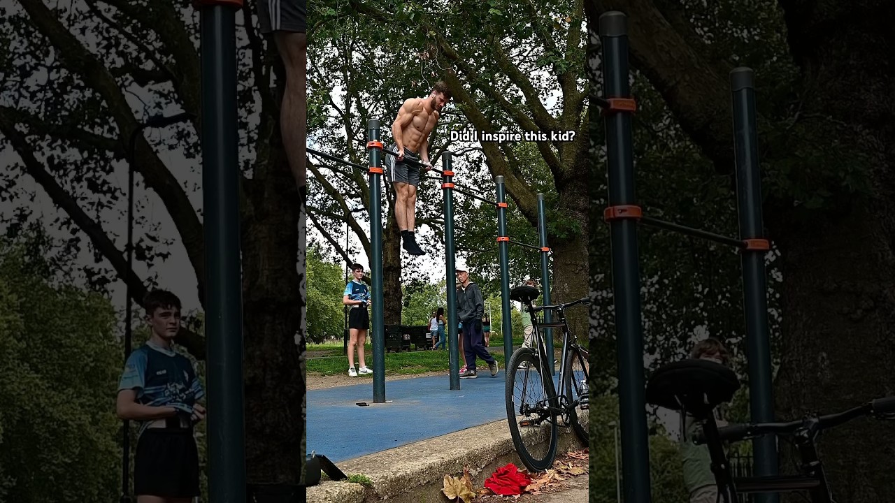 Did I inspire this kid?😳 #calisthenics