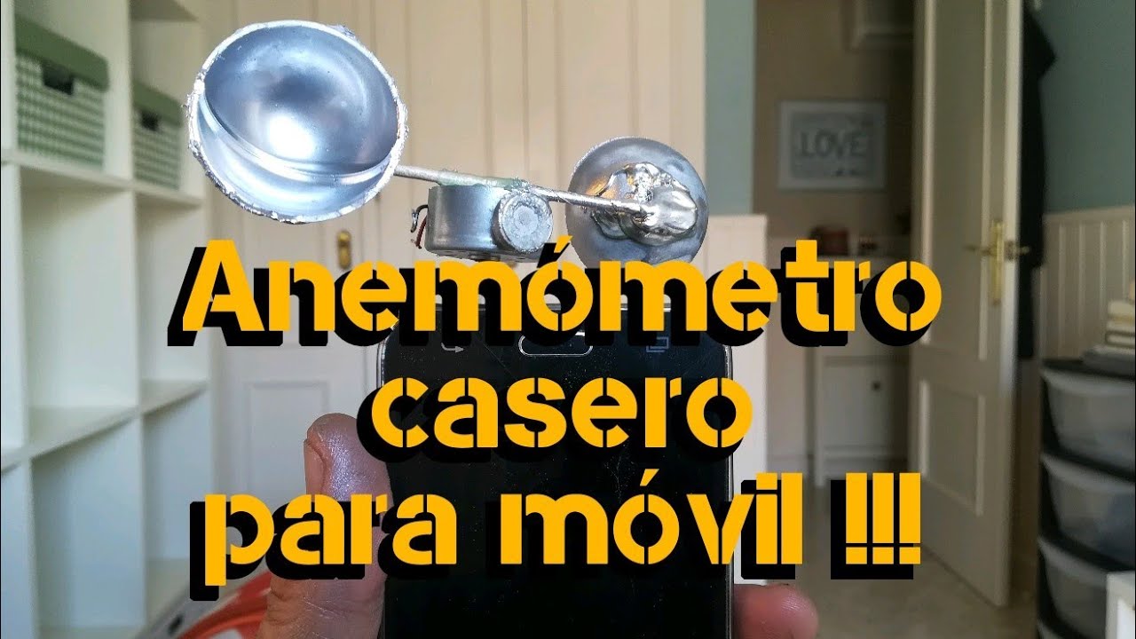 Anemómetro casero para movil!!!