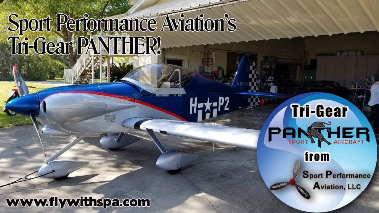 Panther Tri cycle gear aerobatic experimental aircraft by www.flywithspa.com