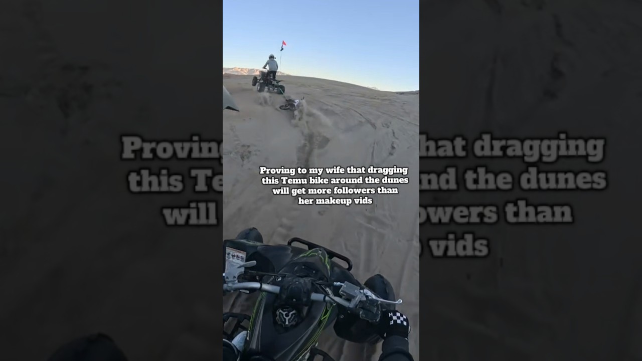 Think it still runs?  #mxvsatv #bikelife #dunes #yfz450r #bike #atvmx #temubike