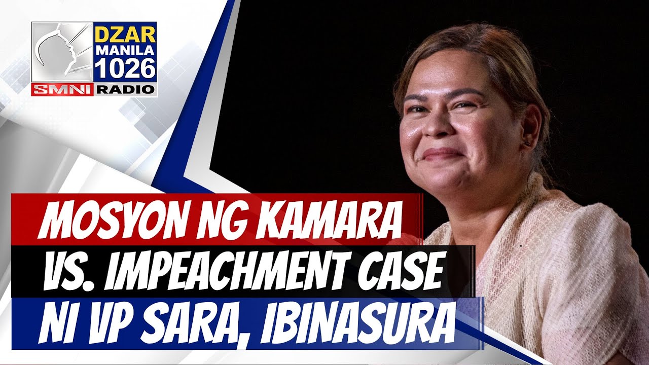 #SonshineNewsblast: Mosyon ng Kamara vs. impeachment case ni VP Sara, ibinasura