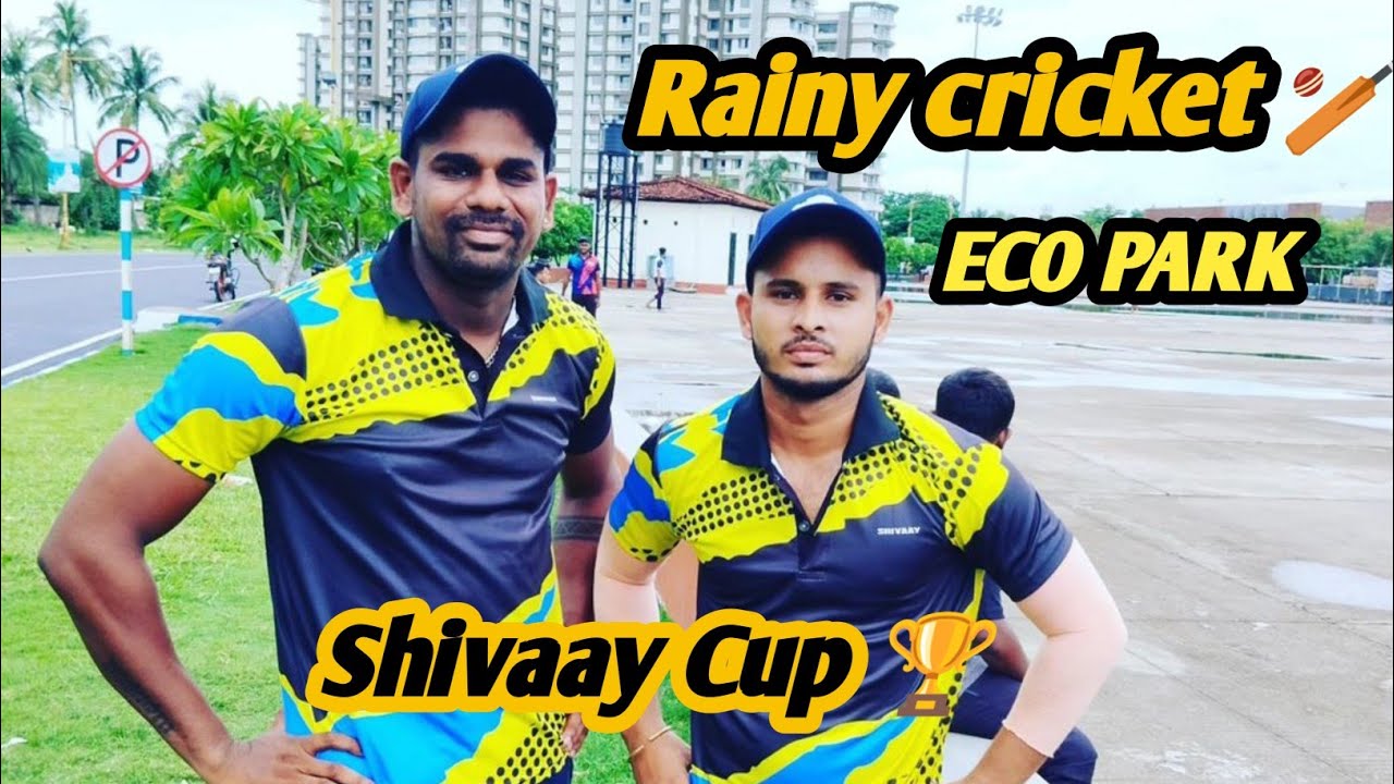 Raj Paswan || Saqlain Akhtar batting in Rainy cricket ( ECO PARK )#tennisballcricket #uniqueshorts