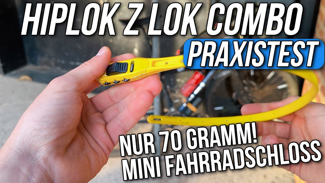 Hiplok Z LOK COMBO Test & Erfahrungen 🚲👉 leichtes Mini-Fahrradschloss