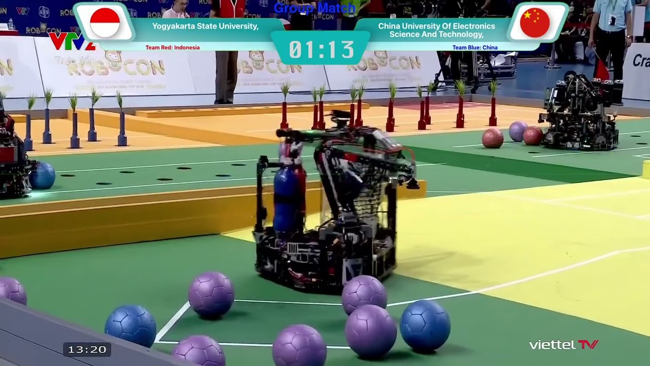 ABU Robocon 2024 Indonesia vs China [Group Match]