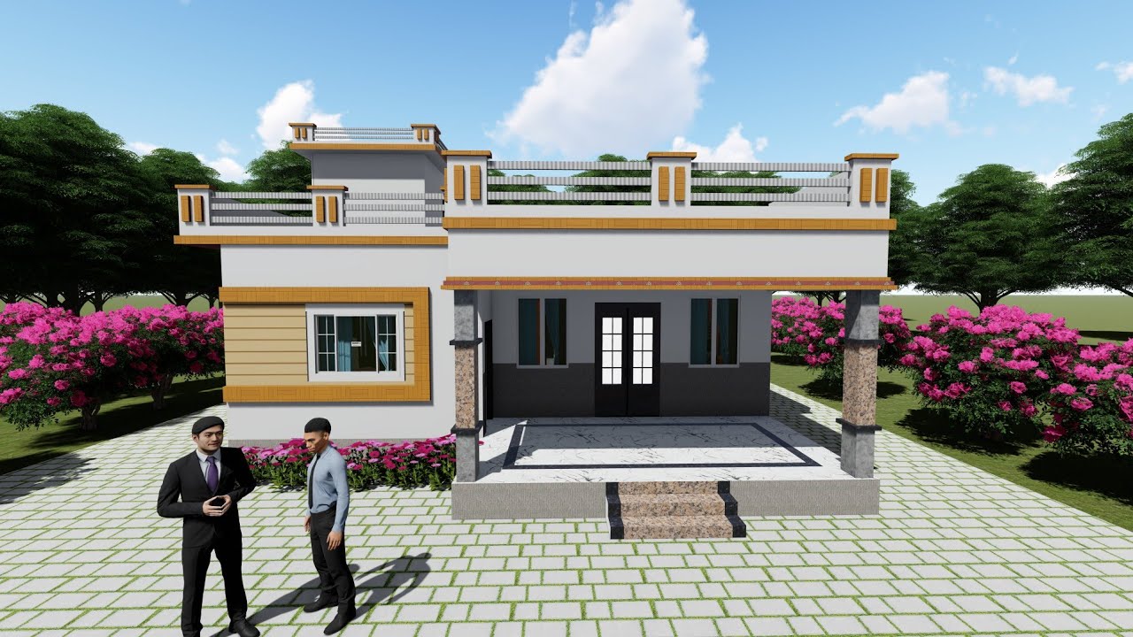 30X35 Me Ghar Ka Naksha || 3 Bedroom Ke Sath Ghar Ka Naksha || Single Floor Ka Home Plan