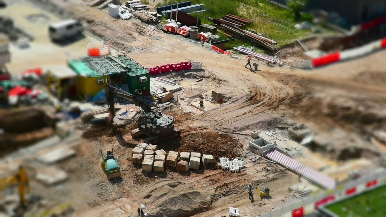 Ambience of Construction Timelapse Sound ASMR