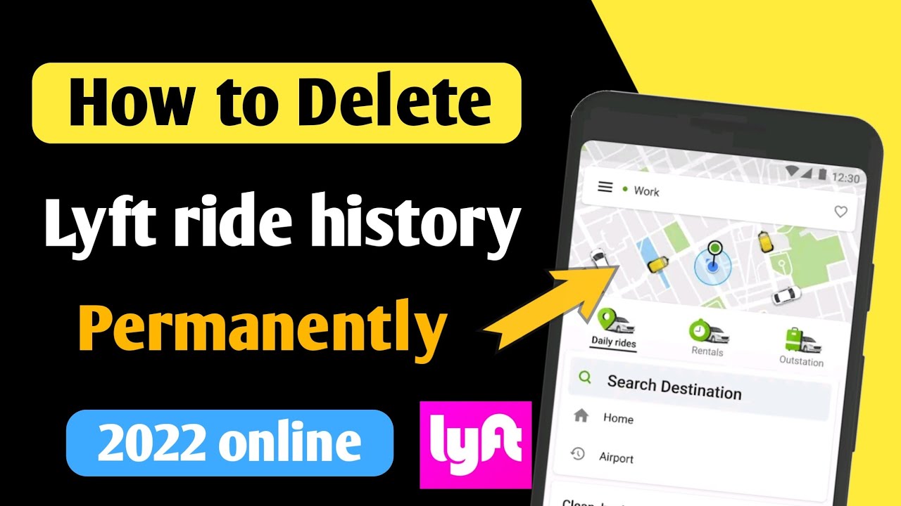 how to delete ride history on lyft