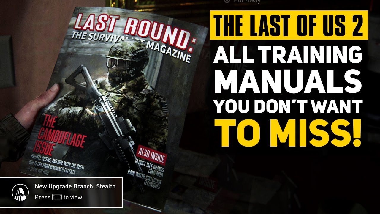 The Last of Us 2 - How To Get All Training Manuals Early (The Last Of Us 2 Tips & Tricks)