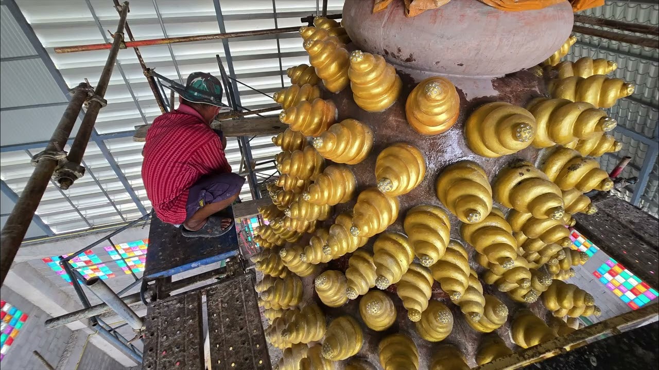 69 02 24 เสริมความแข็งแรงในการติดเม็ดพระศก สมเด็จองค์ปฐม