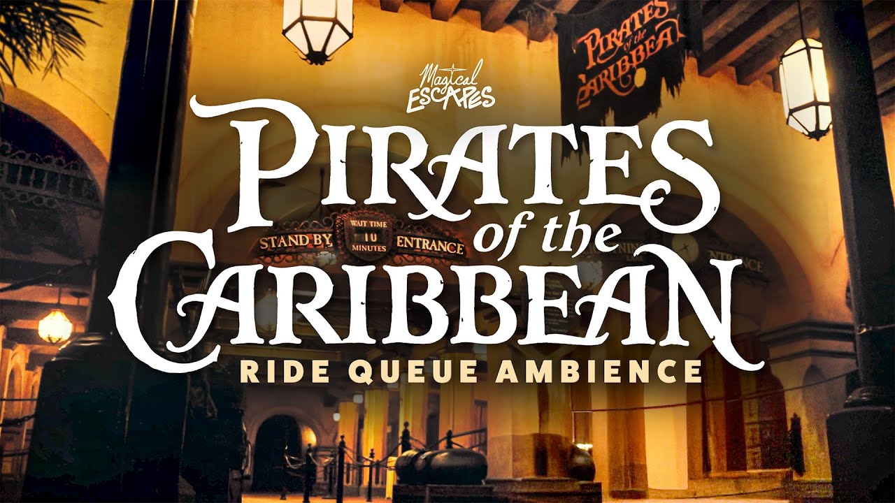Pirates of the Caribbean Ride Music & Ambience | Magic Kingdom Park Sounds | Relax, Study, Sleep