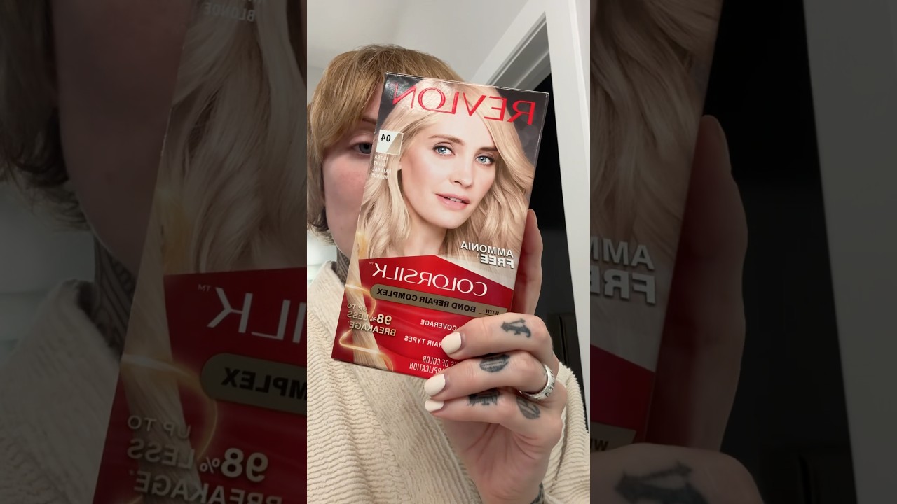 #diy #hairdye #boxdye #revlon #haircolortutorial