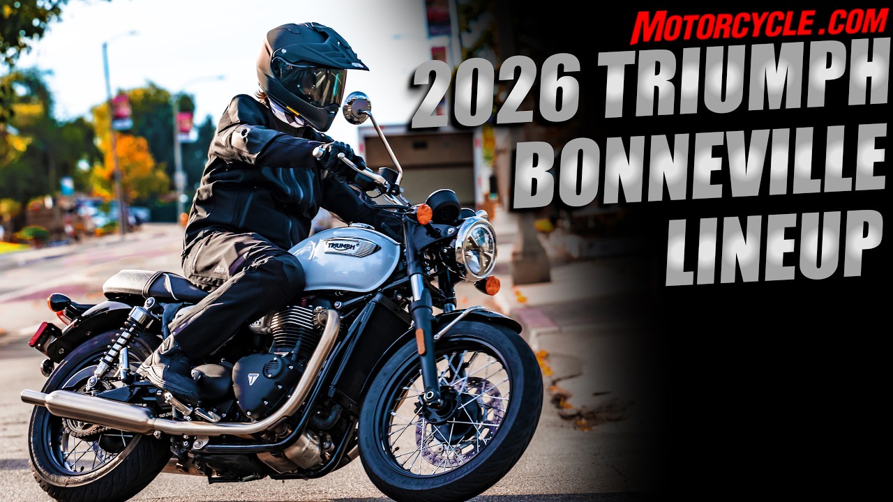 Модельный ряд Triumph Bonneville 2026 года – Обзор первого тест-драйва | Пресс-конференция в Кали...