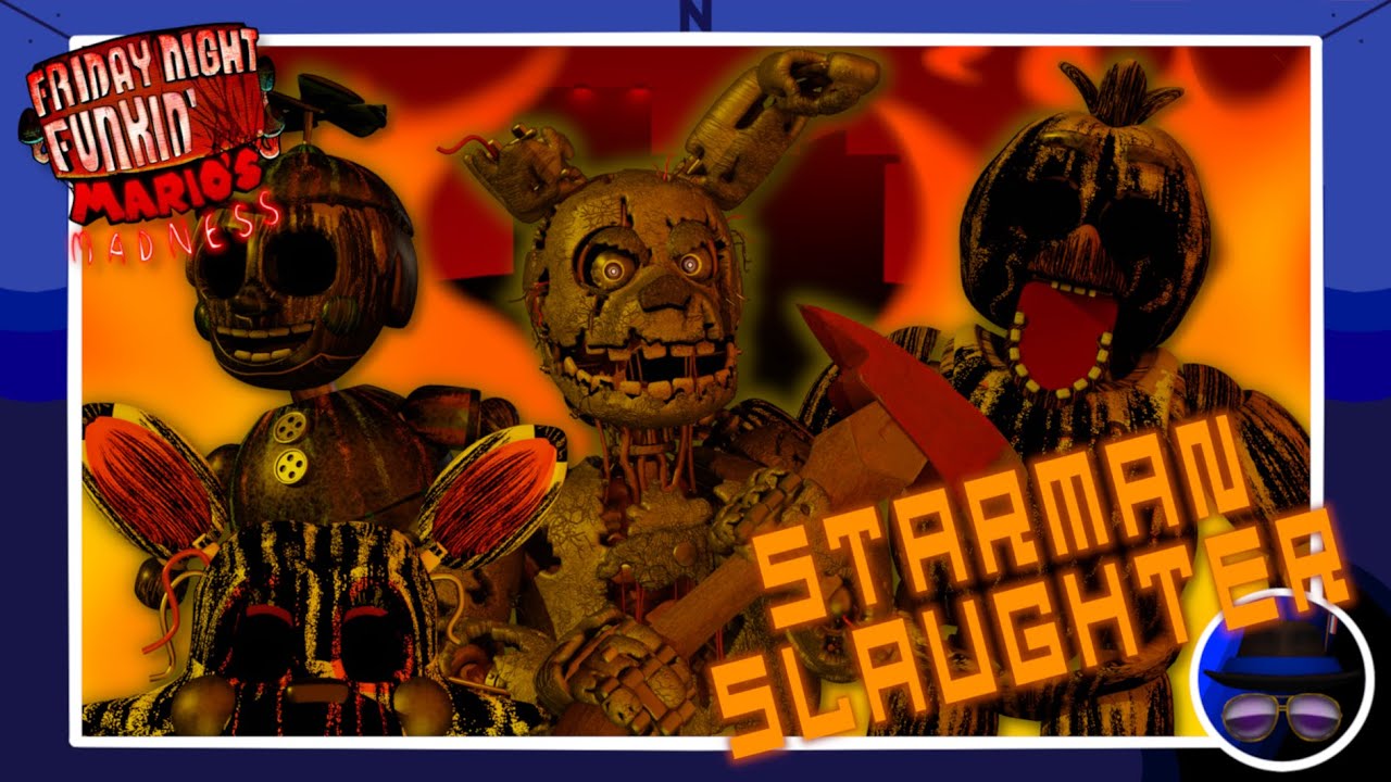 [FNF] Starman Slaughter but Springtrap Sings it. (Charted)