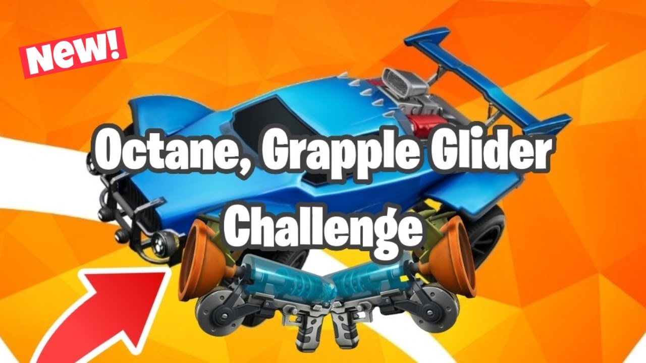 Octane, Grapple Glider Challenge (Fortnite Battle Royale) Octane Grapple Glider Gameplay Live