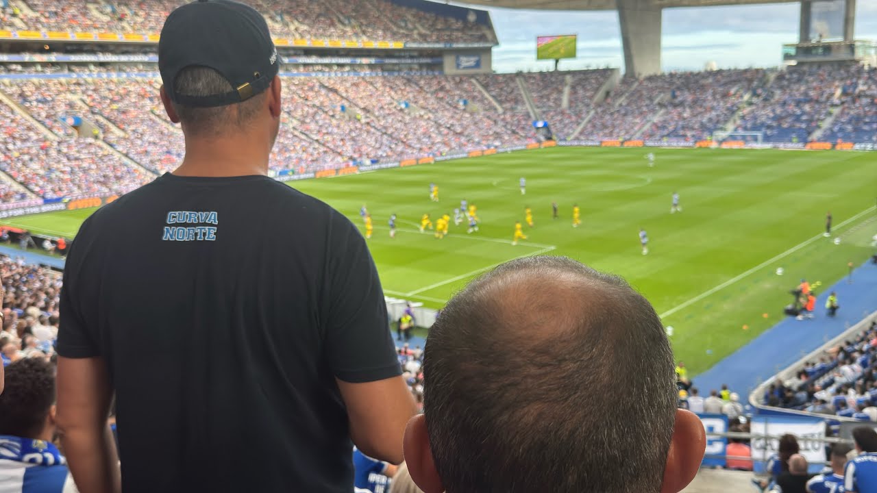 Fui no jogo do Porto no Dragão pela primeira vez que espetáculo 😮