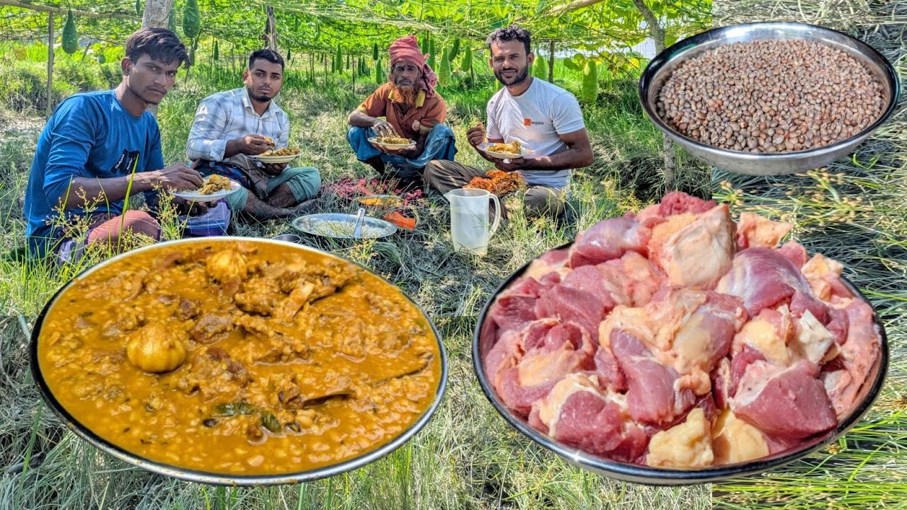 প্লেন ডাল দিয়ে গরুর গোস্ত রান্না – Beef Curry with Plain Dal