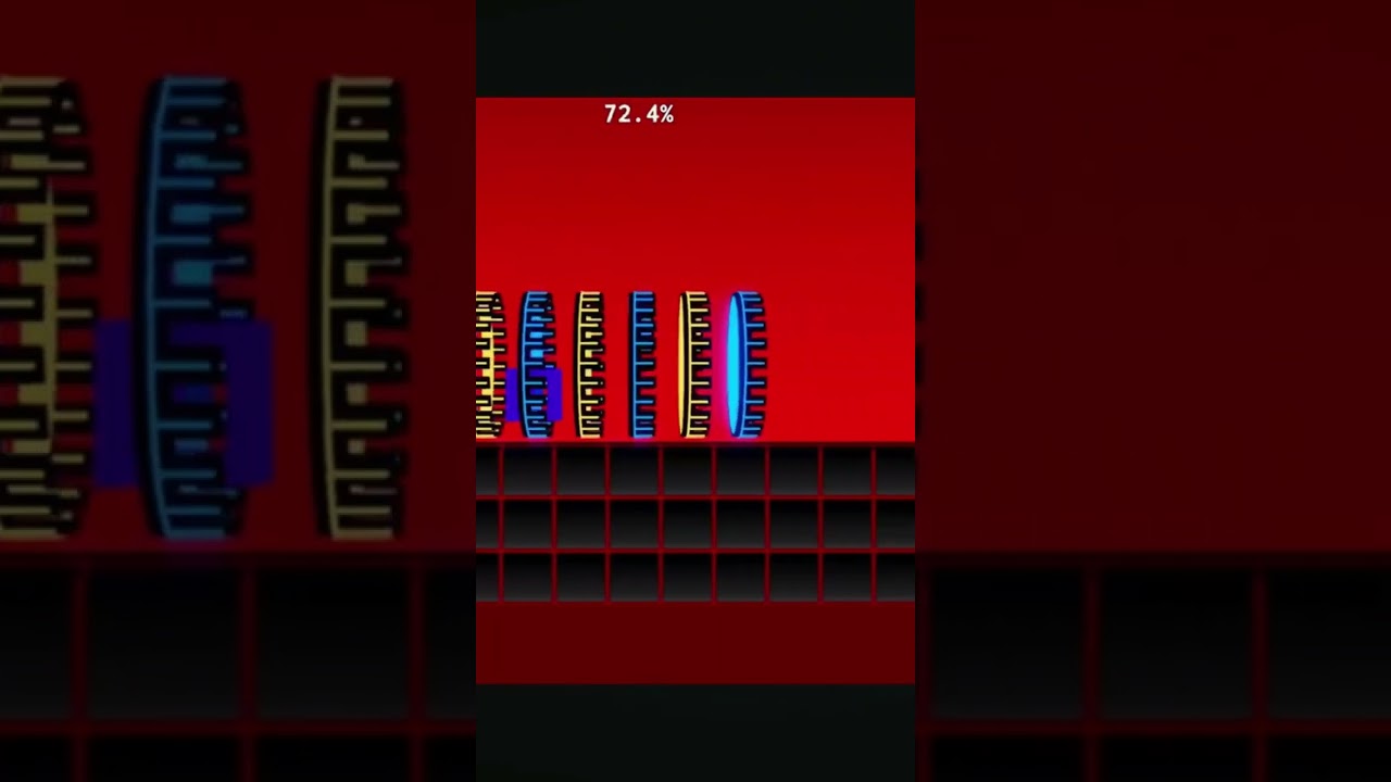 Tidal wave jumpscare 💀 (roblox beat bounce) #roblox #geometrydash